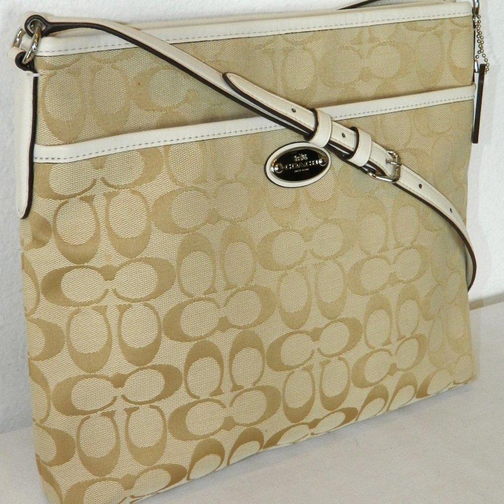 Coach Monogram Canvas Crossbody Bag